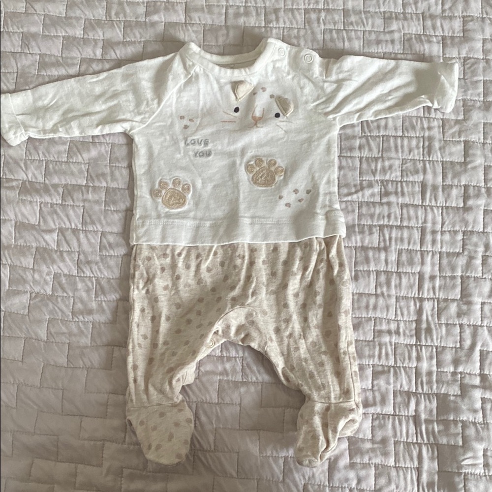 Adorable Cream One Piece for Kids